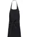 K885 - Katoenen schort met zak Black Denim