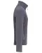 K917 - Microfleece met rits en raglanmouwen heren Convoy Grey
