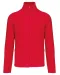 K917 - Microfleece met rits en raglanmouwen heren Red