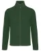 K917 - Microfleece met rits en raglanmouwen heren Forest Green