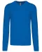 K965 - Heren pullover met v-hals Light Royal Blue