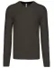 K965 - Heren pullover met v-hals Dark Grey