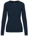 K968 - Damespullover ronde hals Navy