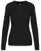 K968 - Damespullover ronde hals Black