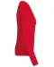 K966 - Dames pullover met v-hals Red