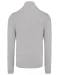 K970 - Heren pullover met ritskraag Grey Melange