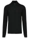 K970 - Heren pullover met ritskraag Black