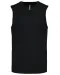 K969 - Heren spencer met v-hals Black
