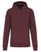 K4027 - Ecologische herensweater met capuchon Wine Heather