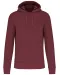 K4027 - Ecologische herensweater met capuchon Wine