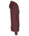 K4027 - Ecologische herensweater met capuchon Wine Heather