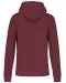 K4027 - Ecologische herensweater met capuchon Wine