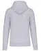 K4029 - Ecologische kindersweater met capuchon Oxford Grey