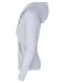 K4031 - Ecologische damessweater met capuchon en ritssluiting Oxford Grey