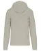 K4030 - Ecologische herensweater met capuchon en ritssluiting Clay