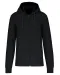 K4030 - Ecologische herensweater met capuchon en ritssluiting Black