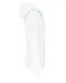 K4030 - Ecologische herensweater met capuchon en ritssluiting White