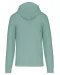 K4030 - Ecologische herensweater met capuchon en ritssluiting Sage