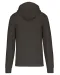 K4030 - Ecologische herensweater met capuchon en ritssluiting Dark Grey