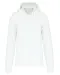 K4030 - Ecologische herensweater met capuchon en ritssluiting White