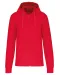K4030 - Ecologische herensweater met capuchon en ritssluiting Red