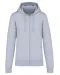 K4030 - Ecologische herensweater met capuchon en ritssluiting Oxford Grey