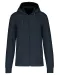 K4030 - Ecologische herensweater met capuchon en ritssluiting Navy