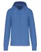 K4030 - Ecologische herensweater met capuchon en ritssluiting Light Royal Blue