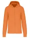 K4030 - Ecologische herensweater met capuchon en ritssluiting Light Orange