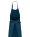 K8007 - Schort met zak van biologisch katoen Peacock Blue