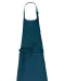 K8007 - Schort met zak van biologisch katoen Peacock Blue