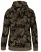 K476 - Herensweater met capuchon Olive Camouflage