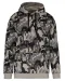 K476 - Herensweater met capuchon Grey Camouflage