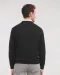 RU710M - V-neck Knitted Pullover Charcoal Marl