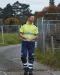 YHVJ220 - Tweekleurige veiligheidspolo Hi Vis Orange / Navy