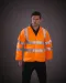 YHVJ200 - Veiligheidsjasje met lange mouwen Hi Vis Orange