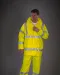 YHVS451 - Ademende regenbroek Hi-Vis Soft Flex Hi Vis Orange