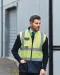 YHV005 - Gewatteerde veiligheidsbodywarmer Hi Vis Orange / Navy