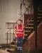 YHVW120 - Hoge zichtbaarheid hesje van gerecycleerd gaas Hi Vis Yellow