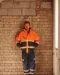 YHVP209 - Veiligheidsjas Fontaine Hi Vis Orange / Navy