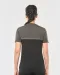 WK304 - Ecologisch tweekleurig uniseks T-shirt met korte mouwen Black / Forest Green
