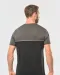 WK304 - Ecologisch tweekleurig uniseks T-shirt met korte mouwen Black / Forest Green