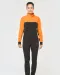 WK404 - Ecologische uniseks sweater met ritskraag Black / Forest Green