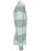 K285 - Gestreepte uniseks polo lange mouwen Light Grey / Ice Mint Stripes