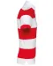 K286 - Gestreepte uniseks polo korte mouwen Red / White Stripes