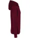 K4018 - Oversized fleece sweater met capuchon Wine
