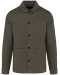 K671 - Heren jas worker Washed Dark Khaki