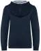 K4014 - Unisex kindersweater met contrasterende capuchon met motief Navy / Mariniere