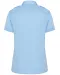 K504 - Damespilootoverhemd korte mouwen Sky Blue