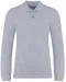 K269 - Kinderpolo lange mouwen Oxford Grey
